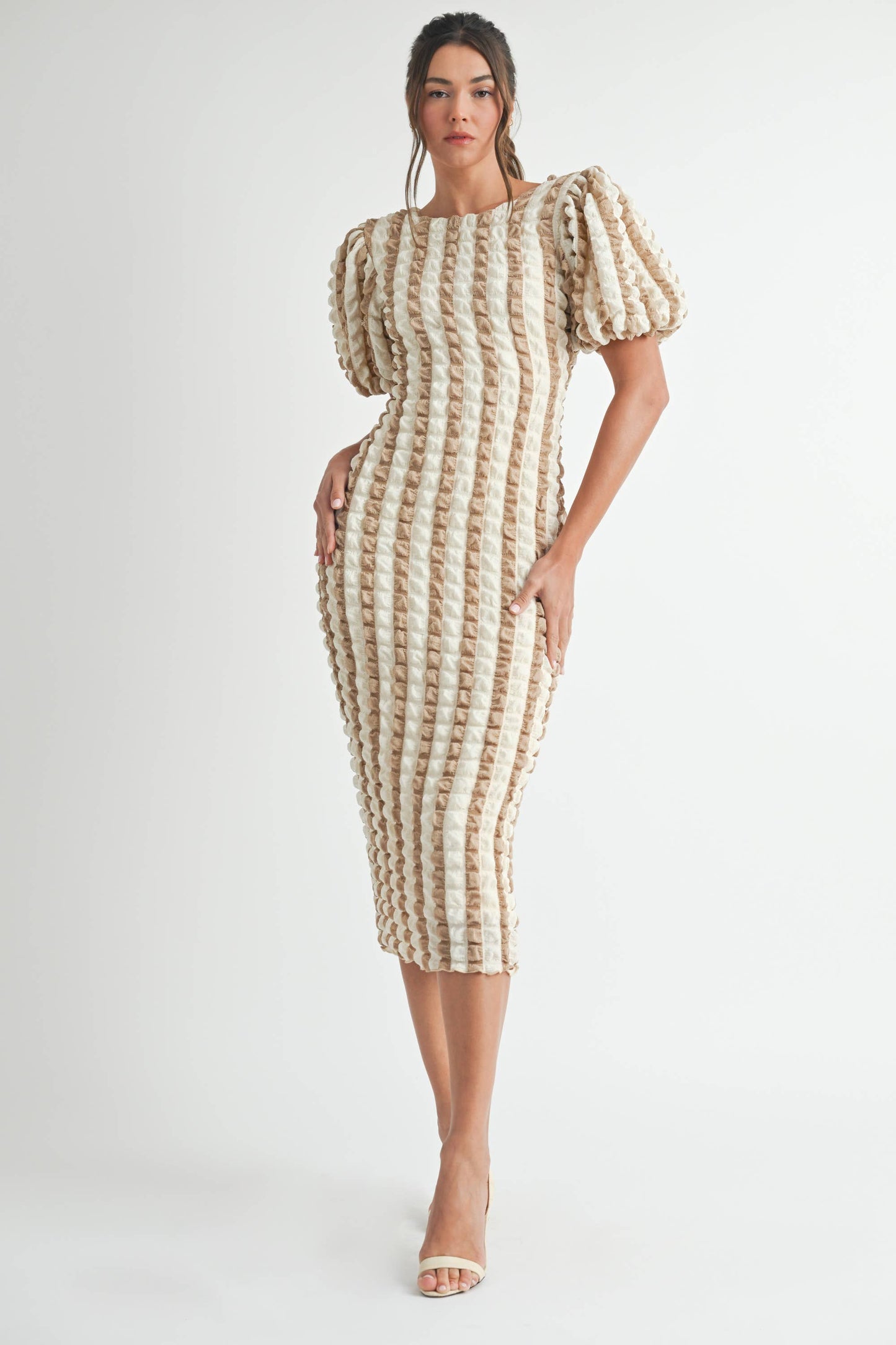 Mocha Brown contemporary dress
