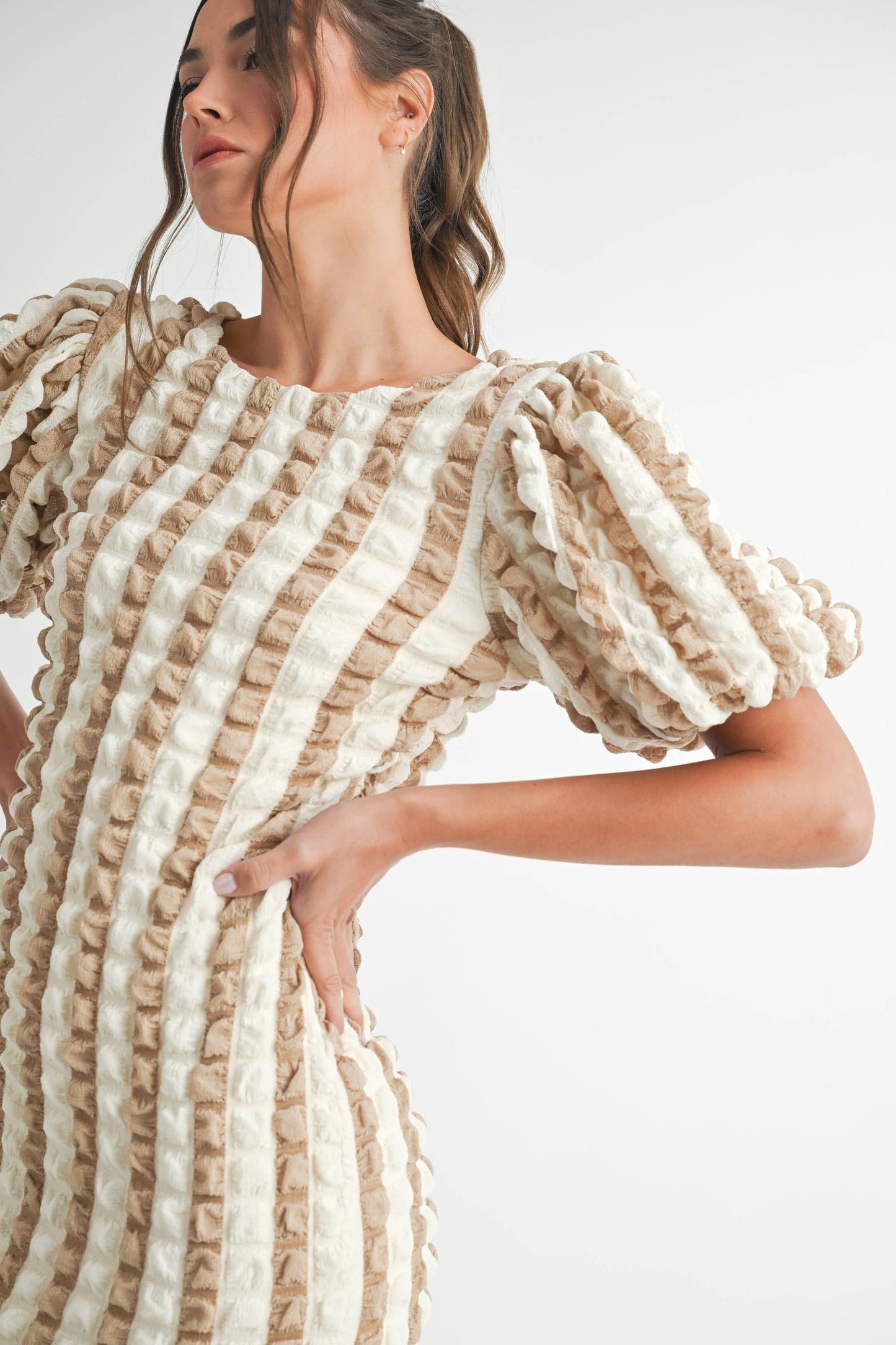 Mocha Brown contemporary dress