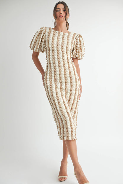 Mocha Brown contemporary dress