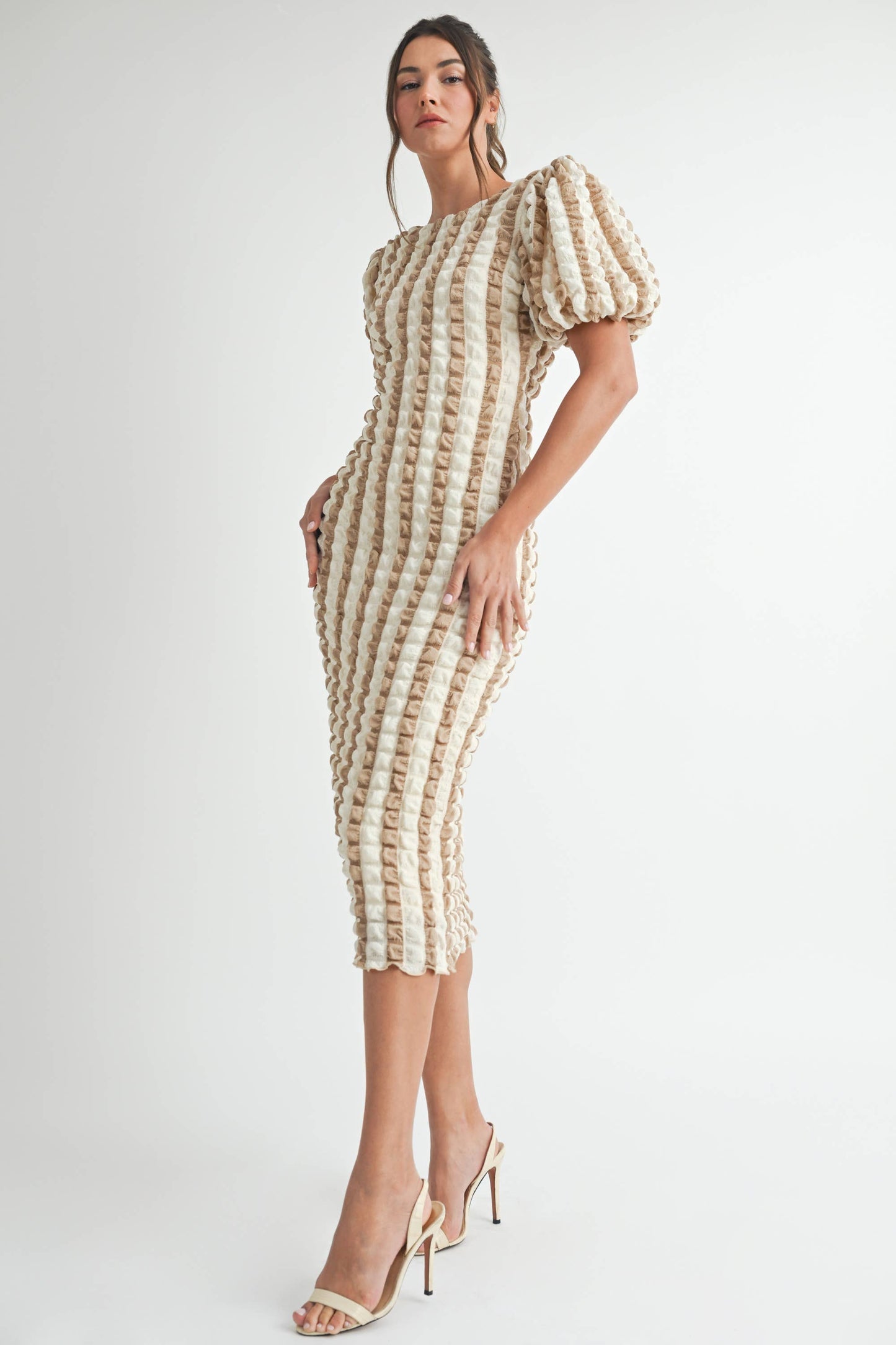 Mocha Brown contemporary dress