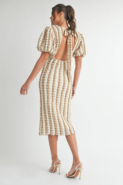Mocha Brown contemporary dress