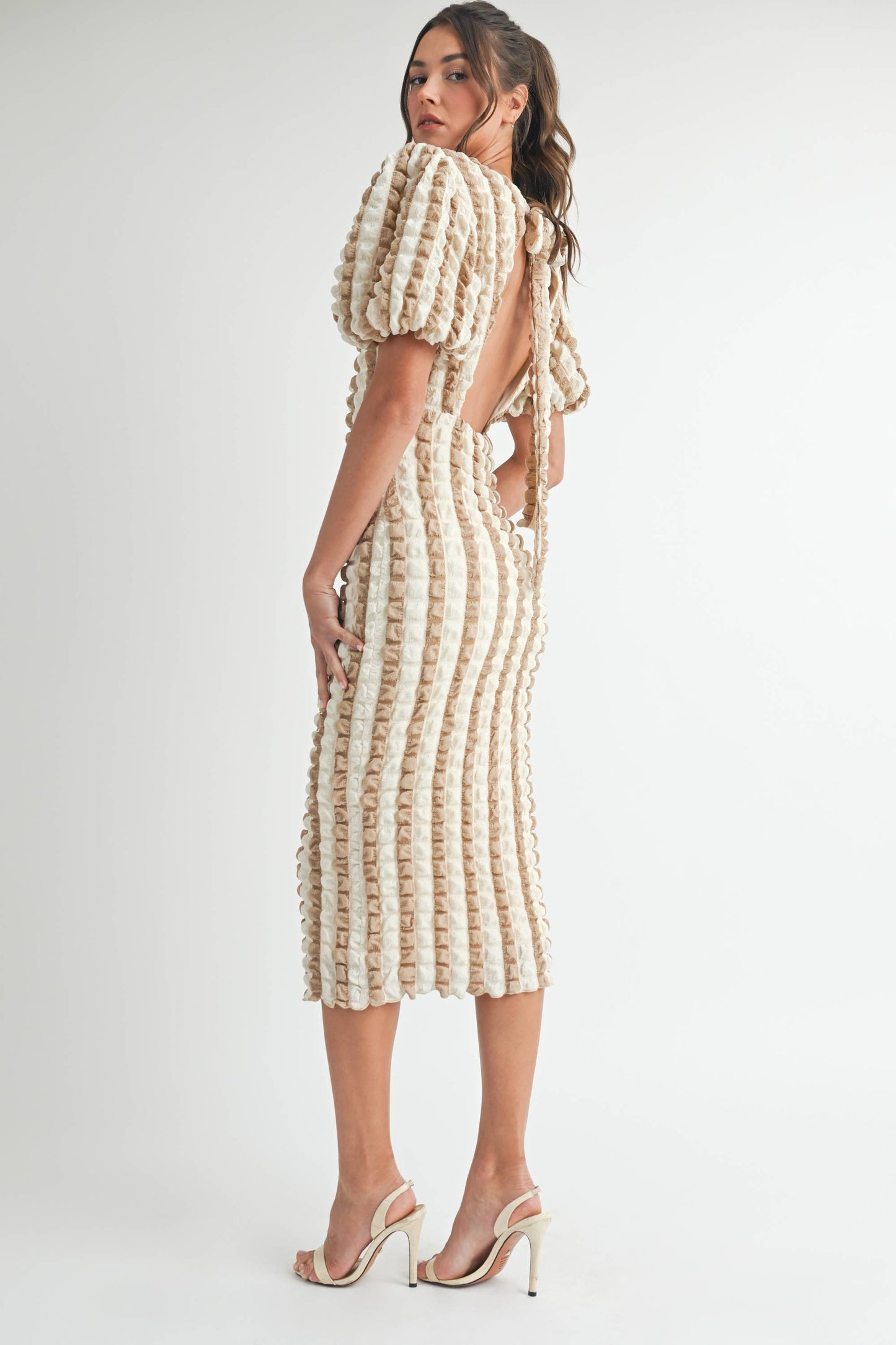 Mocha Brown contemporary dress