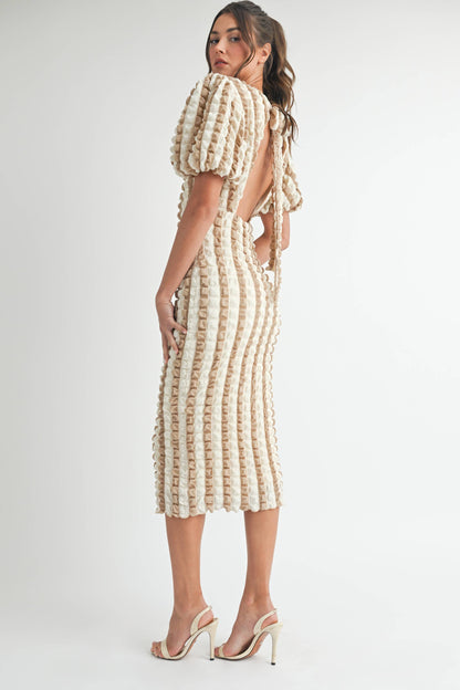 Mocha Brown contemporary dress